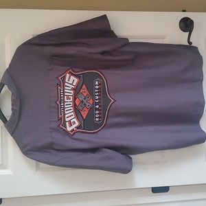 Goodguys Hot Rod Mechanic's Embroidered Button Down Short Sleeve Shirt X…